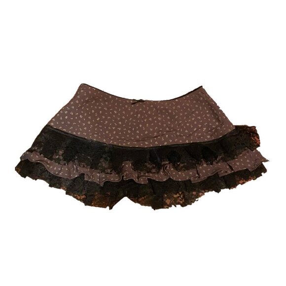 REWORKED HANDMADE brandy melville skirt - Picture 1 of 3